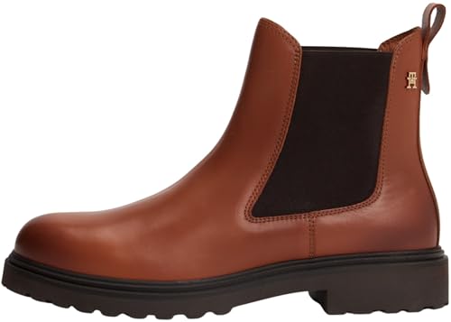 Bottines Tommy Hilfiger TH LEATHER CLEATED CHELS - vue 4