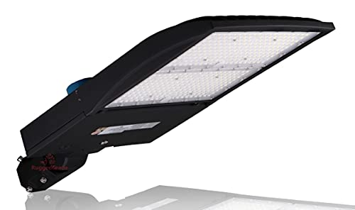 480vac - 40,000 Lumen NextGen II Series 300 Watt Parking Lot Light – Slip Fit Mount - with Photocell– 5000k - Black Housing - 480 Volt