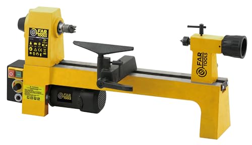 TBS400 Torno de madera Potencia 250 W, Capacidad maxi de trabajo Ø250 / 300 mm , Velocidad de rotación 500-3500 TR/MIN, Tipo 25,4 mm / 1' 8TPI Pulgares, Tipo de montaje Cono CM1/MT1 ,