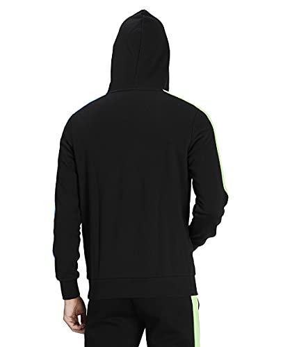 Image of Puma Men Iconic T7 Hoodie FT Black-Multi