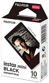 Fujifilm Instax Mini 11 Sky Blue Instant Camera Plus Original Fuji Case, Photo Album and Fujifilm Character 10 Films (Black)