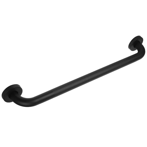 EXQUIMEUBLE 不??浴室防滑扶手 高齢者 障害者対応 手すり 多用途設計 廊下 段 浴槽 トイレ用耐久グリップ ブラック