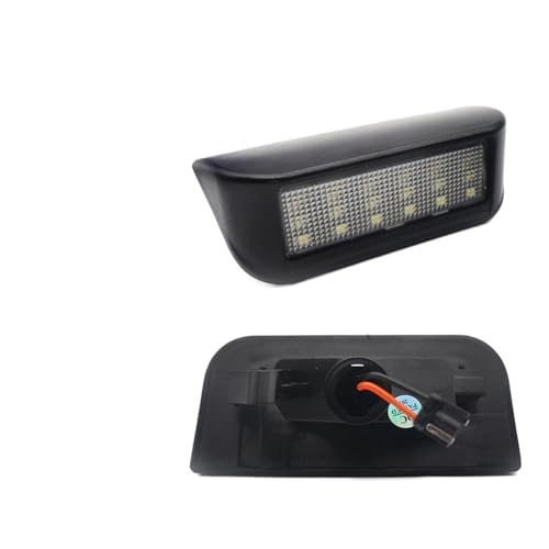 Luces matricula LED evitan multas por falta de visibilidad en Peugeot Rifter