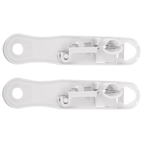 BESPORTBLE Coupe-Haricots Multifonction 2 Pièces Blanc Éplucheur Intégré Ustensile Cuisine Pratique en Plastique et Acier Inoxydable pour Couper et Équeuter Facilement Les Haricots Verts