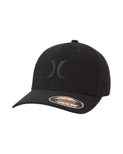 Image of Hurley Men's Caps - One & Only Flexfit Baseball Cap - Fitted Hats for Men (S-XL)