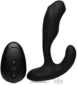 Alpha Pro 10x P-Pulse Taint Tapping Prostate Silicone Rechargeable Vibrator with Remote Control