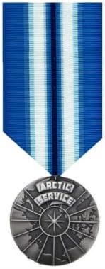 Navy Arctic Service Medal Miniature Size Standard Finish