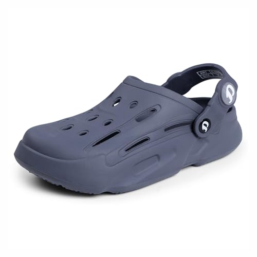DOCTOR EXTRA SOFT Men's Ultra Soft Clogs with Adjustable Strap D.Grey - Image 2