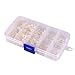 Hotusi M2 M2.5 M3 M4 M5 (Total 270pcs) Nylon Screw/Nut/Washer Assortment Kit Come with Plastic Box