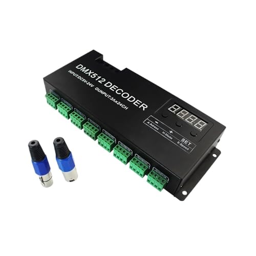 Décodeur DMX 512 24 canaux pour contrôleur de bande LED RGB DC5V-24V - 3