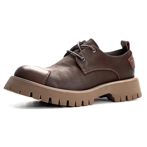Dress Shoes for Men Men's Thick Soled Leather Shoes Stylish and Comfortable Footwear for Every Occasion