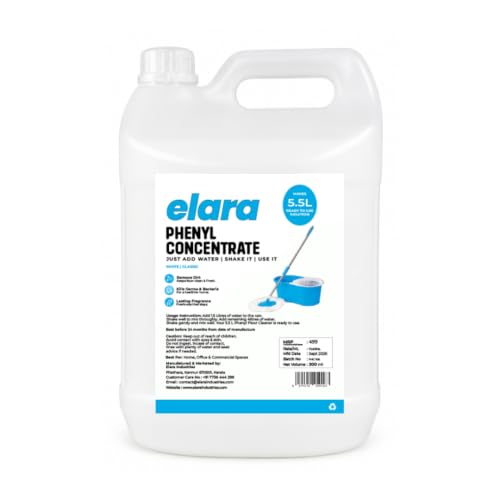 Image of Phenyl Concentrate makes 5.5L Floor Cleaner | Just Add Water and Shake | Multipurpose Cleaner for Home, Office & Commerecial Spaces | Remove Dirt | Pine Fragrance | Value Pack