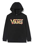 vans leopard schwarz 100% Baumwolle Vans Jungen Classic PO Hoodie FT Boys Kapuzenpullover, Black-Flame Camo, L