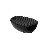 Brush Cleaning Makeup Washing Brush Silica Glove Scrubber Board Cosmetic Clean Tools (Black) by KIMUSE
