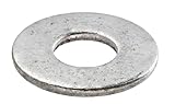 3/8 USS Thick Flat Washer (100 Pack) 3/8' x 1' Hot Dip Galvanized Steel, Meets ASME B18.21.1 Industrial/Commercial Grade by Makers Bolt