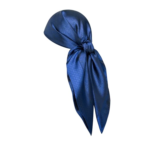 Image of 35 inch Men's Large Square Jacquard Scarf - Cowboy Wild Rugged Style, With Gift Packed