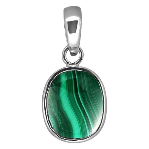 Médaillon malachite naturelle 11,25 Ratti et plaqué argent, le cadeau idéal