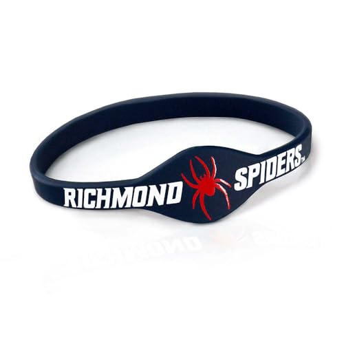 Fan Frenzy Gifts Silicone Bracelet Officially Licensed College Silicone Bracelets | NCAA College Football Bracelets | University Team Jewelry, (University of Richmond)