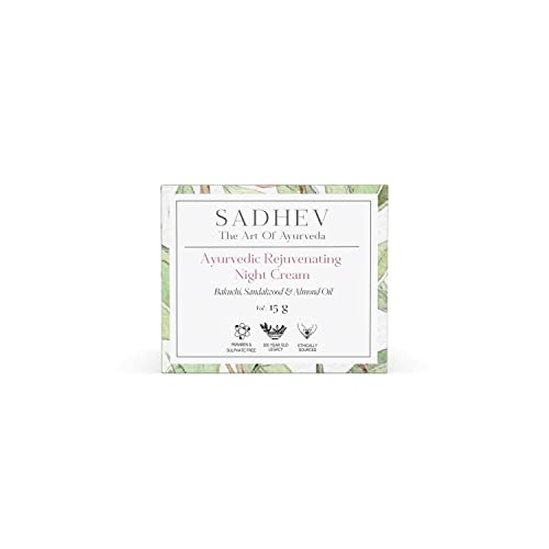 Image of Sadhev Ayurvedic Rejuviniating Night Time Cream With Bakuchi