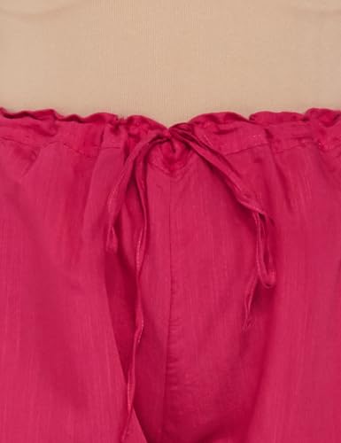 Image of BIBA Women Straight Mid Rise Art Silk Palazzo