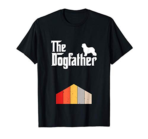 Old English Sheepdog Retro Vintage Dog Father gift T-Shirt