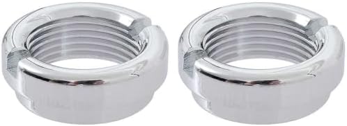 OER Chrome Wiper Escutcheon Nut Set 1955-1957 Chevy Bel Air 150 210 Nomad Delray