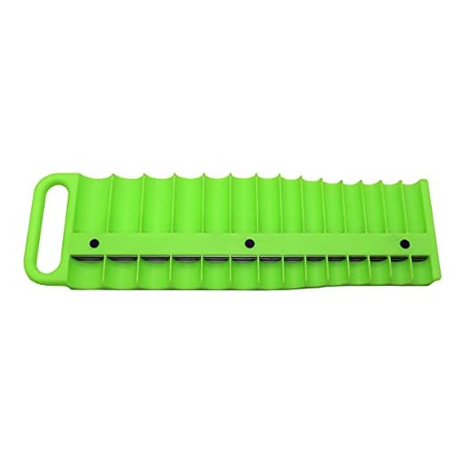 Grip 3/8" Magnetic Socket Holder Tray MM & SAE - 28 Compartments - Holds Deep/Shallow Sockets Up to 1" or 24mm - Powerful Magnets - Organization, Home, Garage, Workshop