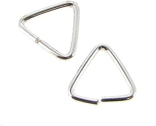 Dreambell 925 Sterling Silver Bail Pendant Charm Connector Triangle Jump Rings 5.5mm 6.5mm 8mm 10mm /Findings/Bright