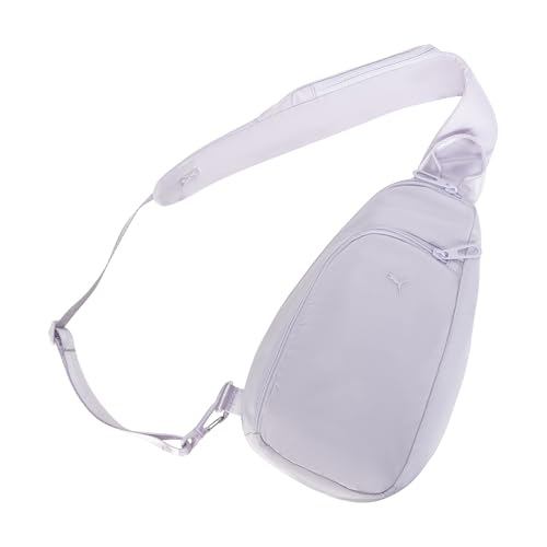 Image of PUMA Women's Myriad Sling, Sporty Hands-Free Bag with Reversible Strap & Dual Compartments, Lilac Frost, One Size