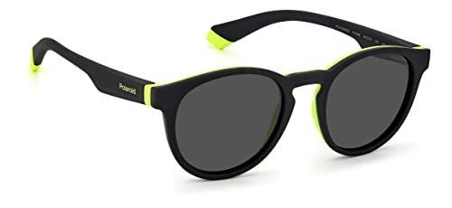 POLAROID KIDS PLD 8048/S 71C BLACK YELLOW 45/18/130 JUNIOR Sunglasses3