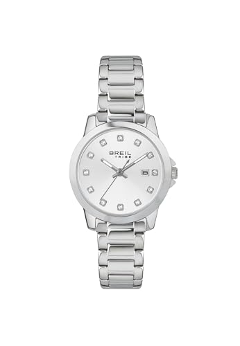 Breil Orologio Donna Classic Elegance Quadrante Mono-Colore Argento Movimento Quarzo E Bracciale Acciaio Argento Ew0705