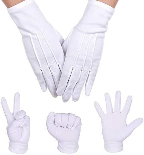 iZoeL Mario Costume Kits - Mario Hat White Gloves Mustache Buttons - Carnival Costume Mario Fancy Dress Costumes Outfits Boys Girls Women Kids