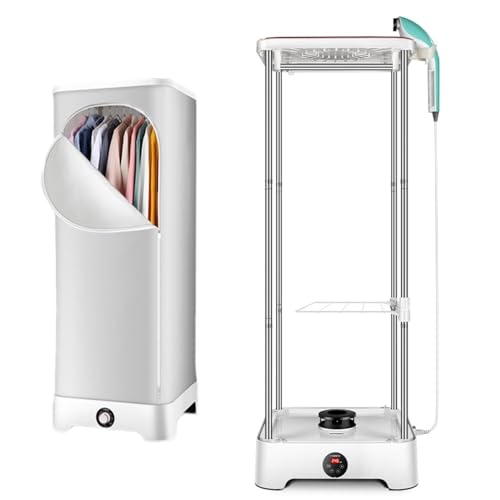 Défroisseur vapeur sur pied compact idéal pour défroisser en voyage et à la maison