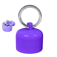 NATOSU 2 Pezzi Porta Gioielli da Viaggio, Porta Anelli Portatile, Portachiavi, Scatola Porta Gioielli Sport, Piccola Custodia per Gioielli da Viaggio, Organizzatore di Anelli,Collane