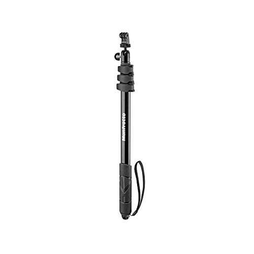 Manfrotto Compact Extreme 2-in-1 monopiede e asta, colore nero