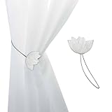 Aucune installation nécessaire : fixez et retirez sans effort cette embrasse sans aucun perçage, ce qui en fait un ajout pratique à n'importe quelle pièce