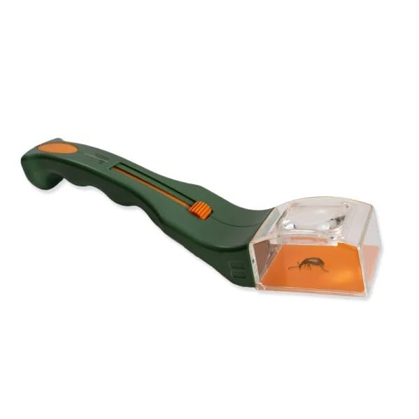 Bug Catcher Tool Insect Catcher cage Nature Exploration Toy for Kids Critter Keeper, Insect Catcher Magnifying Glass for Outdoor Adventures Quick-Release Bug Catching (32x7x7 CM) Tool