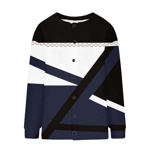 Juniors Festival Christmas Outfits for Women Print Crochet Knit Cardigan Fall Winter 2025 Y2K4