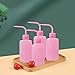 Grosun 4 Packs Tattoo Wash Bottle Water Squirt Squeeze Diffuser Bottles (Pink, 250ml)