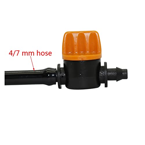 Válvulas de miniatura 4/7mm para riego de jardín doméstico 6