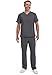 Dickies EDS Essentials Men Scrubs Top Tuckable V-Neck DK635, S, Pewter