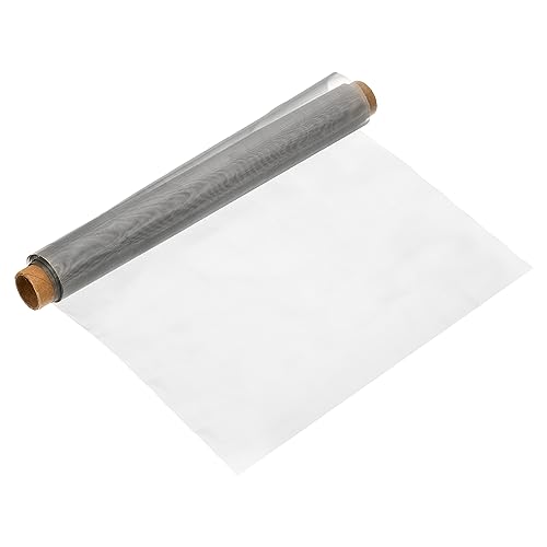 PATIKIL 11.8x3.3ft 304 Edelstahl Draht Netzgitter 150 Netz Gewebt Entlüftung Filter Netz Harte und Hitzebeständige Loch Füllung für Käfig Garten Fenster