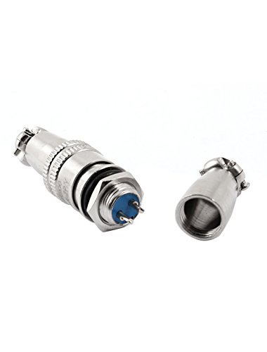 Conector de aviación Aexit XS9-2 125V 3A 2 pines miniatura 2