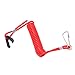 Yuecoom Boat Motor Engine Safety Stop Lanyard,Boat Motor Engine Kill Cord,Outboard Motor Safety Kill Lanyard for Most Outboard Engines-Red