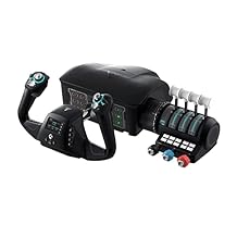 Turtle Beach VelocityOne Flight Universal Control System - Xbox Series X & amp؛ Xbox Series S و Xbox One & amp؛ ويندوز 10 & أمبير ؛ 11 جهاز كمبيوتر مزود بمقبض نير وخنق رباعي وعجلة تقليم &أمبير ؛ ضوابط الدفة