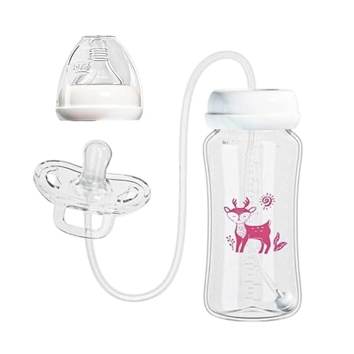 Imagen de CHIBIWER 300ml Alimentador De Silicona Con Tetina Y Pajita