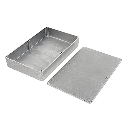 Totority 1個 ボックス エフェクトアルミボックス ギターエフェクターケース ダイキャスト ギターペダル メタルストンプホルダー ギターディレイエフェクトペダル メタルギター ギターディスト