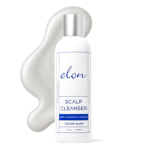 Elon Thinning Hair Scalp Cleanser - Revitalizing & Exfoliating Scalp Treatment for Hair Growth – For Women & Men – Color Safe & Paraben Free (6.7 Oz.)