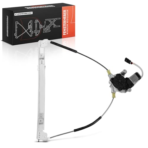 Frankberg Conjunto de Regulador de Ventana Con Motor Izquierda delantera Compatible con Clio II BB CB Clio II Furgoneta/Compacto SB0/1/2 Replace# 7700842247, 350103263000