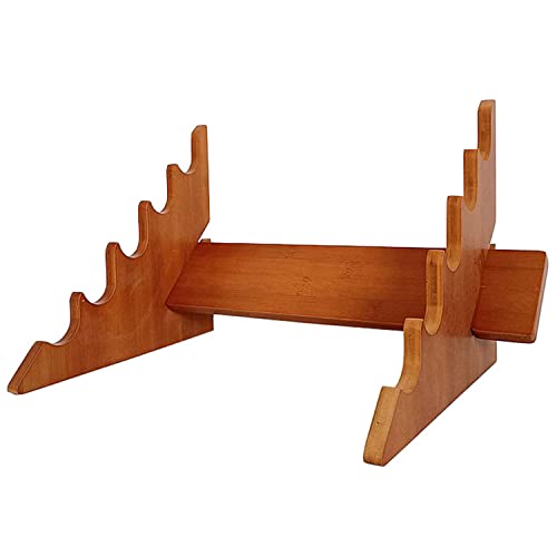 image for jiaoguo 5 Layer Wood Made Japanese Samurai Sword Katana Wakizashi Tant